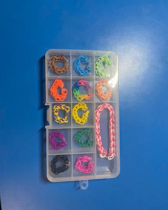 Set anelli e 1 bracciale fatti a mano