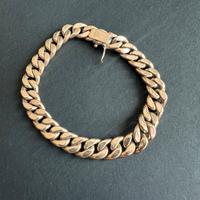 Bracciale cuba oro rosa 18kt