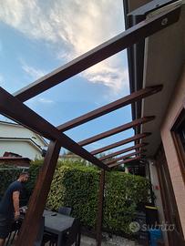 Tettoia in legno