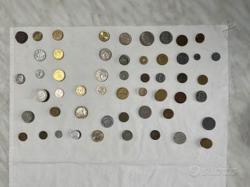 Lotto monete italiane e straniere da collezione.