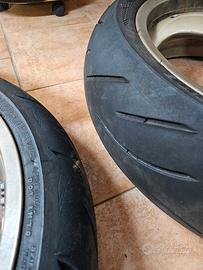 cerchi + gomme ducati 748-916-996 battlax s21