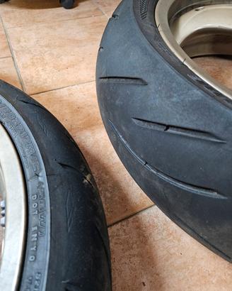 cerchi + gomme ducati 748-916-996 battlax s21
