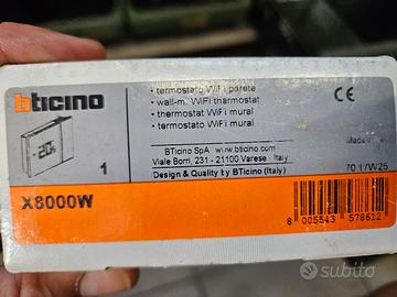 Termostato WiFi Bticino X8000W