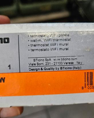 Termostato WiFi Bticino X8000W
