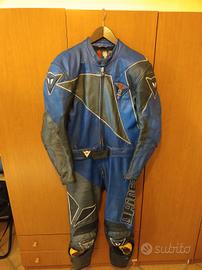 Tuta moto in pelle divisibile Dainese 54