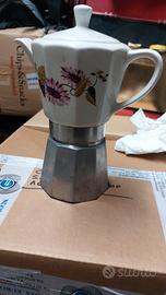 caffettiera caffè  ceramica vintage