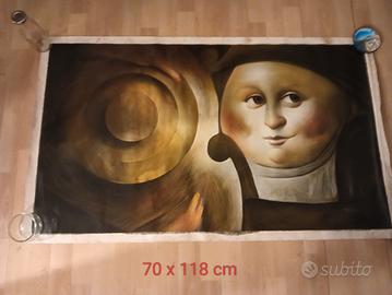 quadro moderno  stile Fernando botero dipinto su t