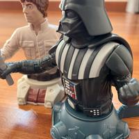 Star Wars mezzi busti Darth Vader e Luke Skywalker