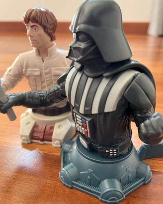 Star Wars mezzi busti Darth Vader e Luke Skywalker