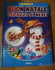 Libro Buon Natale pupazzo di neve