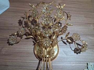 coppia di applique vintage 