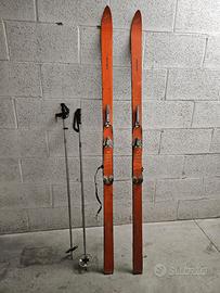 Sci vintage anni 70 + racchette