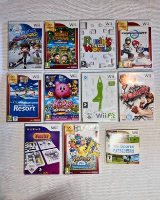 Collezione Giochi Nintendo Wii(11 titoli original)
