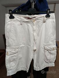 bermuda jeans bianchi estivi uomo