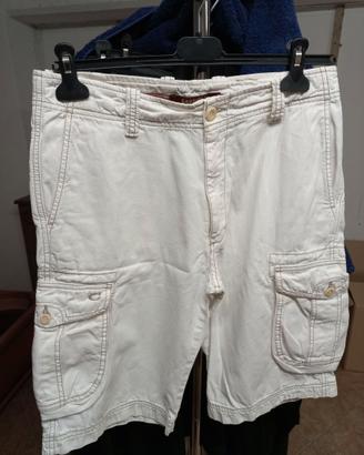 bermuda jeans bianchi estivi uomo