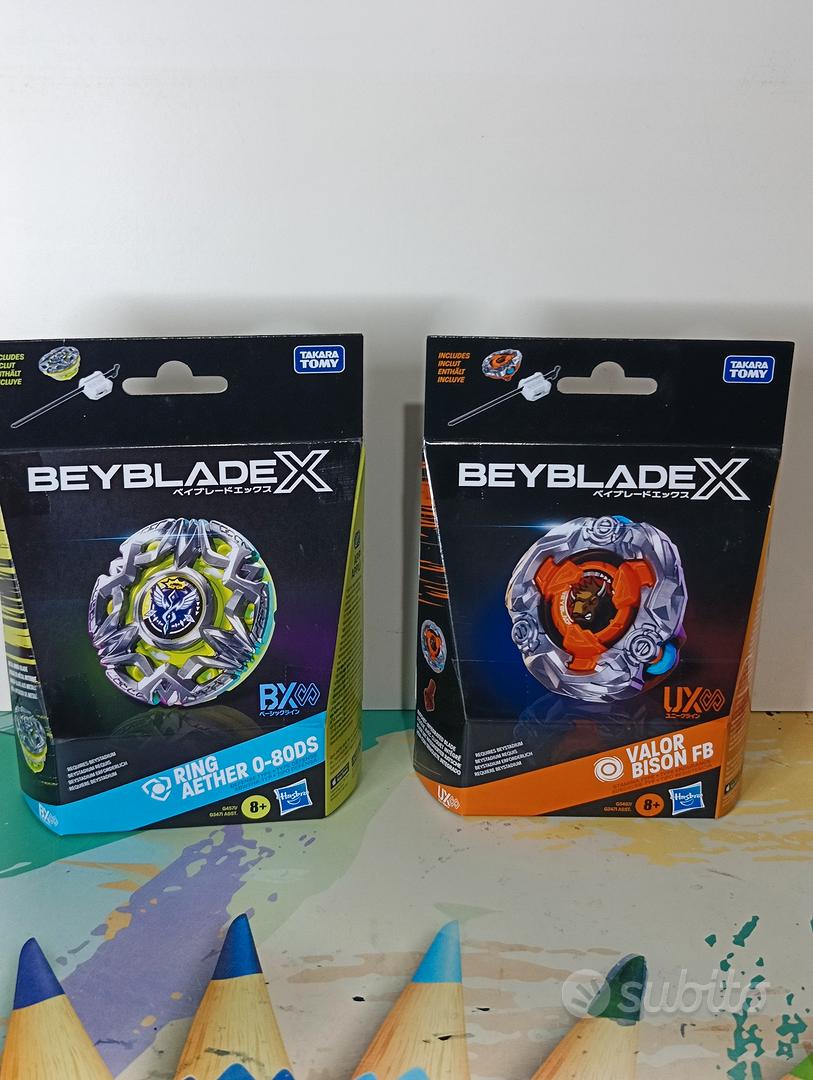 Set 2 Beyblade X Ring Aether & Valor Bison - Collezionismo In vendita a ...