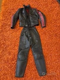 Tuta in pelle da moto donna