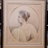 Quadro Fotografia ragazza di spalle primi '900