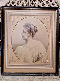 Quadro Fotografia ragazza di spalle primi '900