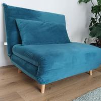 Poltrona letto in veluto maisons du monde