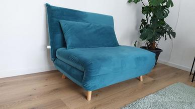 Poltrona letto in veluto maisons du monde