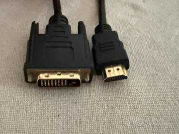 Cavo DVI Hdmi 1mt per computer pc fisso