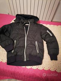 Giubbotto nero 12 anni nero 3 tasche