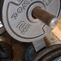 Set Pesi Palestra in GHISA  + Bilancieri e 