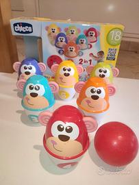 Gioco bowling chicco monkey strike