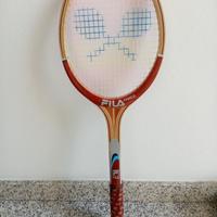 Racchetta tennis in legno Fila con fodero termico
