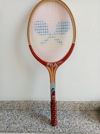 Racchetta tennis in legno Fila con fodero termico