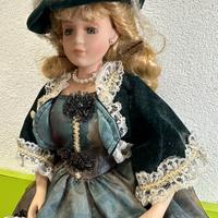 Bambola da collezione in ceramica anni ‘50 - h40cm