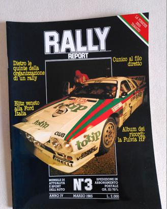 Rivista Rally Report marzo 1985