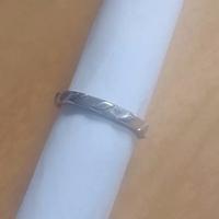 Fedina oro bianco inizio anni 90