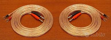 Cavi potenza casse diffusori banane 4mm e forcelle