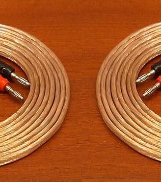 Cavi potenza casse diffusori banane 4mm e forcelle