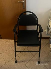 Sedia wc per anziani e disabili