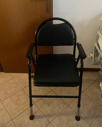 Sedia wc per anziani e disabili