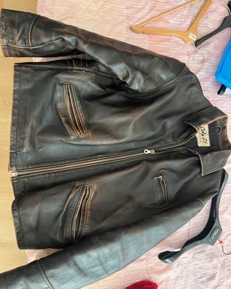 Giacca cuoio pelle vintage