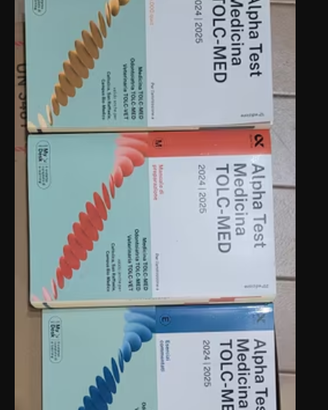 Manuali per esercitazioni test medicina