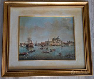 Stampa su tela "Bacino di San Marco"-C. van Wittel