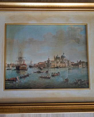 Stampa su tela "Bacino di San Marco"-C. van Wittel