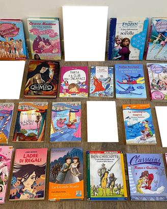 Blocco 19 Libri Bimbe/Ragazze 8/12 anni