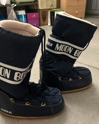 Moon Boot originali blu taglia 42/44