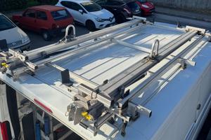 2x Slitte porta scale tetto furgone con supporti