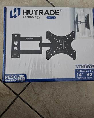 staffa con braccio mobile tv e smart tv