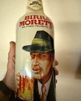 Bottiglia 1,5 Lt  Birra MORETTI EDIZIONE G. BUFFON