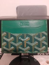 Portacarte Goyard Saint Sulpice verde