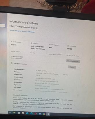 computer con monitor 