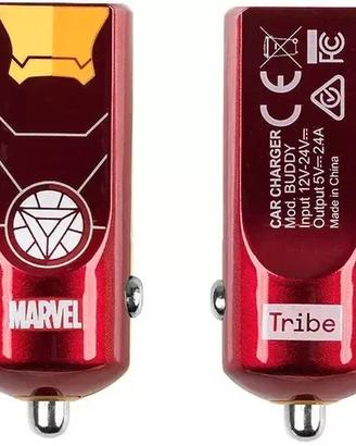 CARICA SMARTPHONE  AUTO BUDDY IRON MAN MARVEL